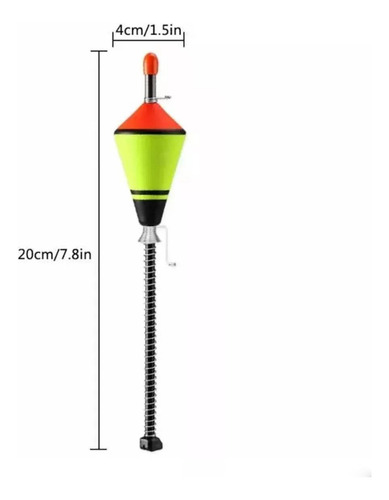 Float Bobber Portátil Con Flotador De Pesca Automático, 2 Pi