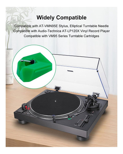 . Aguja Tocadiscos Para Lápiz Capacitivo At-vmn95e, El