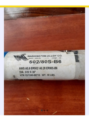 Varilla Soldar Aporte 80s_6 3/32 Importada - Marca: Modelo