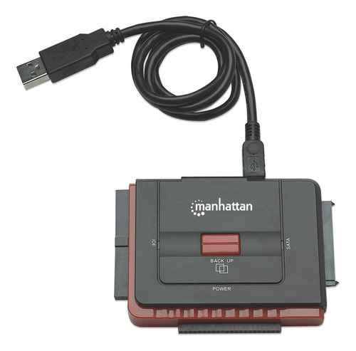 Manhattan Hi-speed Usb To Sata/ide Adapter 3-in-1 con Un Sol