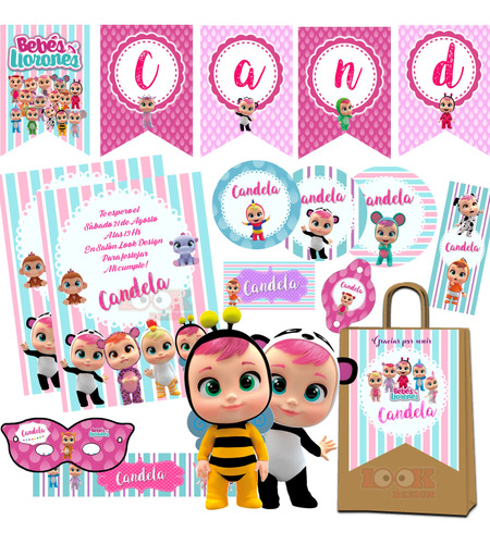 Kit Imprimible Candy Bar Bebés Llorones Personalizado