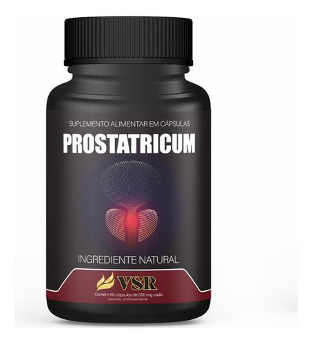 Suplemento em cápsula VSR  Prostatricum minerais/vitaminas Prostatricum em pote de 55g 60 un