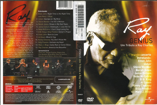 Dvd  Ray Genius Um Tributo A Ray Charles Usado