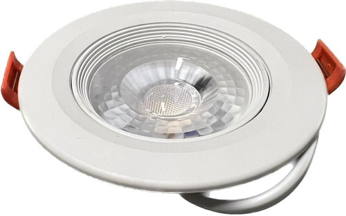 Spot Panel Led Redondo Embutir 5w Luz Fria Calida 220v