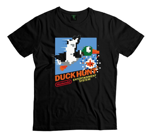 Polera Duck Hunt Videojuego Pero 90s Diseños Niño Niña Algod