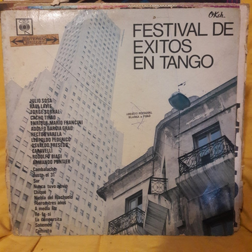 Portada Festival De Exitos En Tango P1