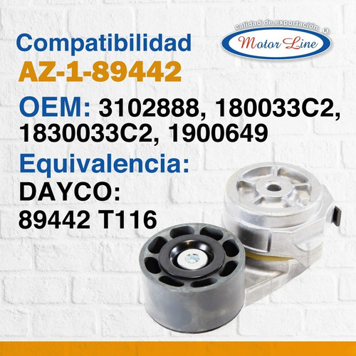 Imagen 4 de 9 de Polea 89442 / Diámetro 74mm Ancho 39.3mm / Navistar