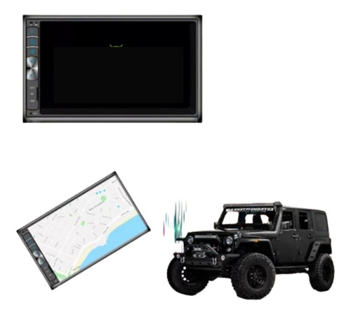 Radio Multimedia Para Jeep Wrangle Gps Wince Usb