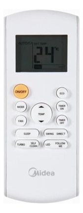Minisplit Midea Mas12c1fvr Inverter 12,000btus Frio 110v