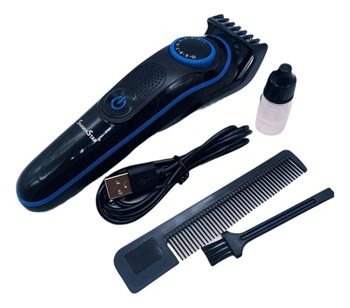 Barbeador Depilador Aparador Pelos Masculino Xd-990 Cor Preto Usb