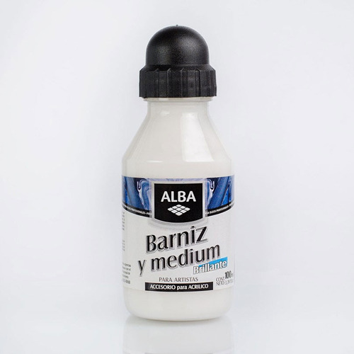 Barniz Y Medium Brillante Alba Para Acrílicos X 100 Ml