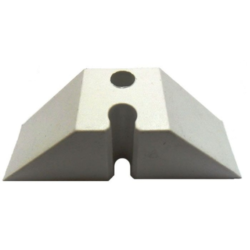 Calço Telha Trapézio T 25 2 Furos Kit 100 Peça(s) Branco