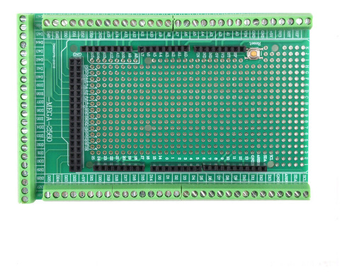 Proto Screw Shield Bornera Para Arduino Mega2560 Ensamblada