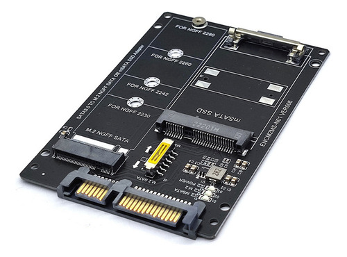 Tarjeta Adaptadora Ngff+msata A Sata3.0+cable Usb A M2