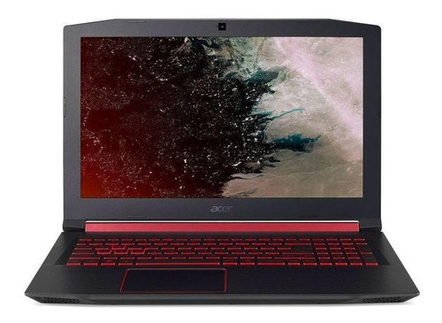 Notebook gamer  Acer Aspire Nitro 5 AN515-52 preta e vermelha 15.6", Intel Core i5 8300H  8GB de RAM 1TB HDD 128GB SSD, NVIDIA GeForce GTX 1050 Ti 60 Hz 1920x1080px Linux Endless