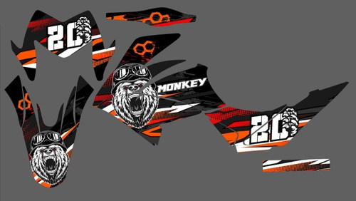 Stickers Para Moto Xeverus Pro 300 Mod-125