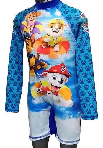 Traje De Baño Buzo Paw Patrol  Talla 2-12