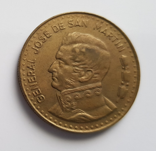 Moneda Argentina 1979 San Martin $100 Año Laureles