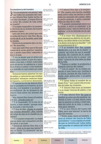 Imagen 8 de 10 de Biblia De Estudio Arcoiris - Reina Valera 1960 - Tapa Dura