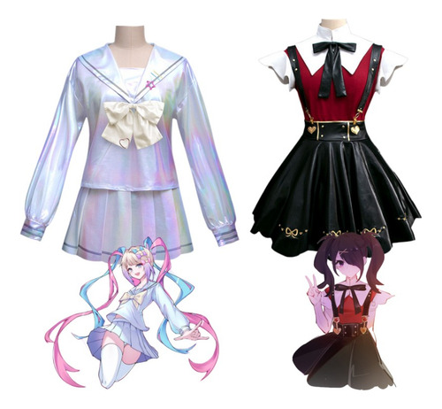 Disfraz De Cosplay De Game Needy Girl Overdose, De Kange Suger, Reino Unido