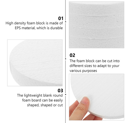 Disco De Espuma Artificial Diy Foam Circle, 16 Unidades
