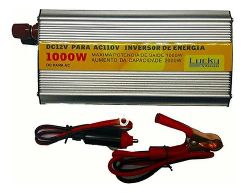 Lucky Inversor 1000w Conversor Entrada 12v Saida 110v