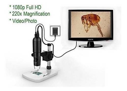 Mustcam 1080p Full Hd Microscopio Digital, Hdmi Microscopio,