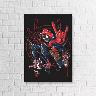 Cuadro Spiderman / Spiderverse / Venom / Miles Morales