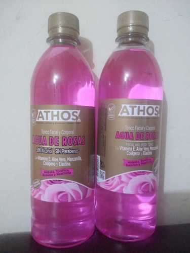 Agua De Rosas Por Litro X1000ml