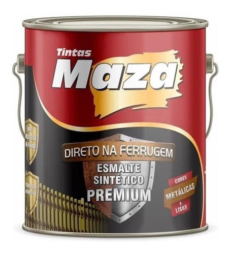 Imagem 2 de 5 de Esmalte Sintético Direto Na Ferrugem Met Bronze Antigo 3,6lt