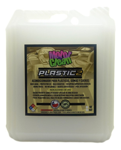 Renovador De Plasticos Plastic 2 Motorclean 5l