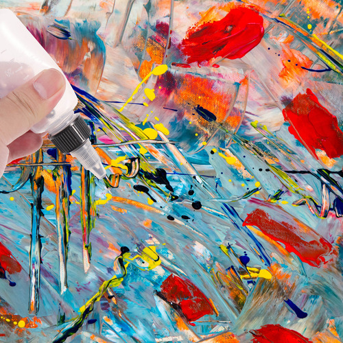 1 Juego De 6 Botellas Goteadoras Para Subembotellar Pintura,