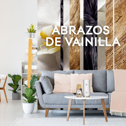 Aromatizante Glade Para Hogar Automático Abrazos De Vainilla
