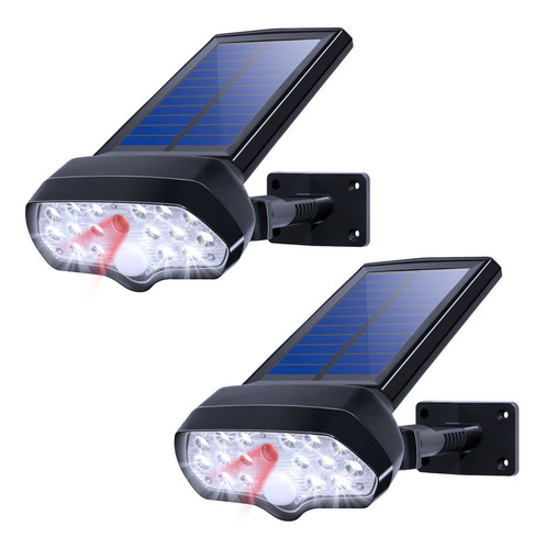 Luces Solares Con Sensor De Movimiento 1400 Lúmenes 