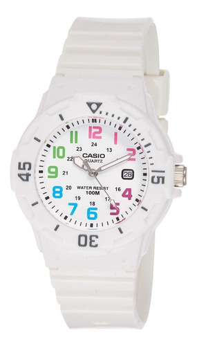 Reloj Casio  Lrw-200h-7bvdf Blanco Mujer Original