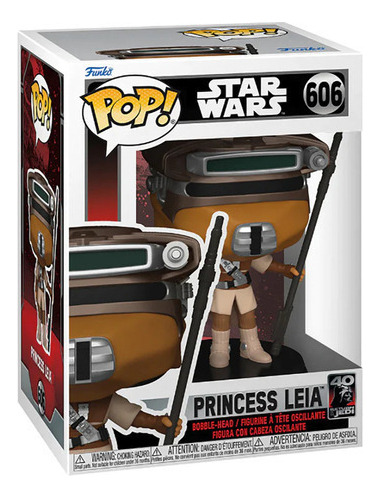 Figura De Accion Princess Leia 606 Star Wars Funko Pop 