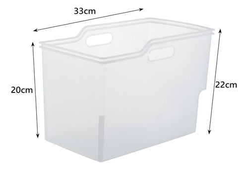 Cesta Organizadora De Cocina Extraíble, Transparente, Pequeñ
