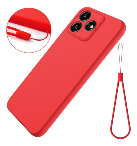 Compatible Funda De Silicona Líquida For Zte Axon 50 Lite