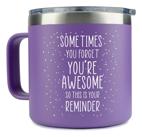 Inspirational Gifts For Women  Coffee Purple Mug/tumbler...