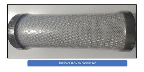 Filtro Slim De 20 Para Agua Pila Carbón En Bloque Ozono