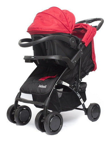 Imagen 2 de 10 de Cochecito Travel System Bebesit 1305ts Onyx Reclinable 3 E 1