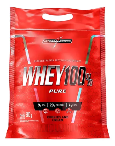Suplemento en pó Integralmédica Whey 100% Concentrado Whey protei...
