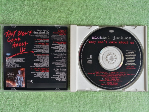 Eam Cd Maxi Michael Jackson They Don't Care About Us Japones