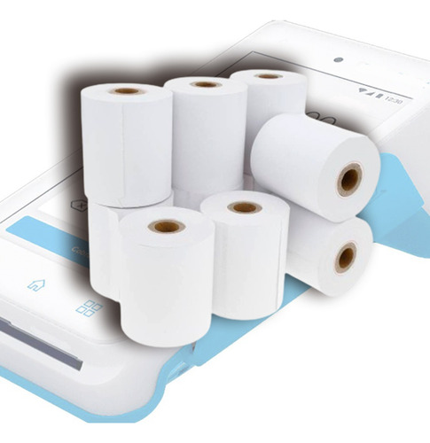 Papel Termico 57x20 Compatible Lector Mercadopago Pack X 10