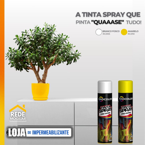 Kit 4 Tinta Spray Cores 400ml Automotivo E Uso Geral
