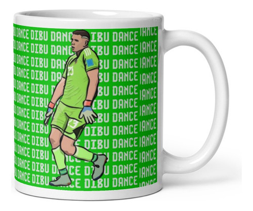 Taza De Cafe Cerámica - El Baile Del Dibu Martinez