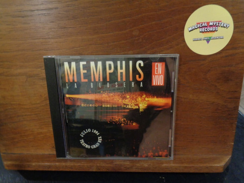 Memphis La Blusera En Vivo Cd Blues 