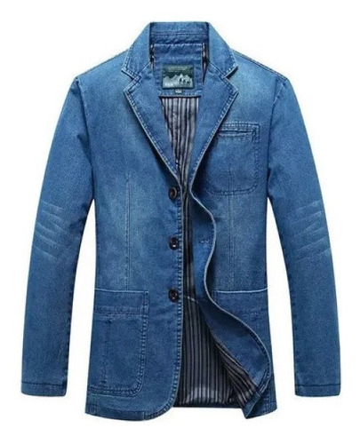 Chaqueta Vaquera Básica De Ropa De Hombre De Moda