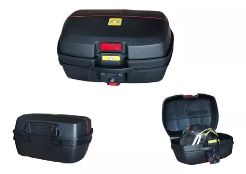 Maletero De Moto 1 Casc0 Baul Top Case Y Base Tipo Givi 32lt