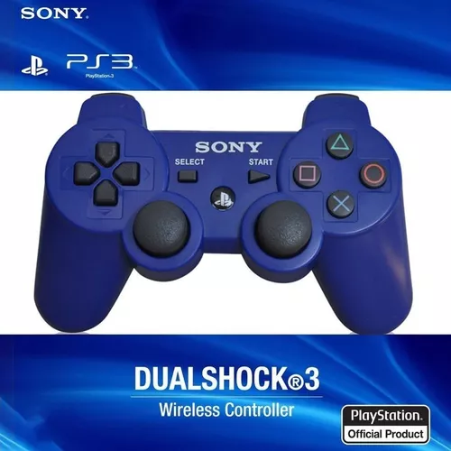 Import USA - Mando DualShock 3 Wireless, Color Azul Metálico (PS3) :  : Videojuegos